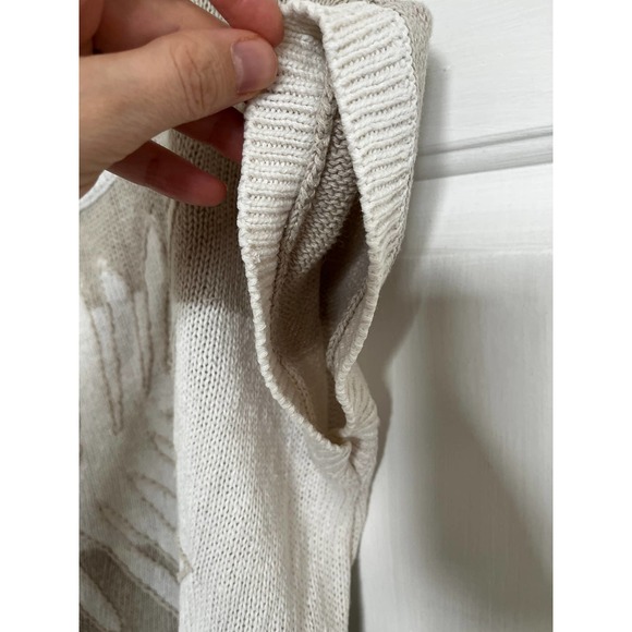 That's Me Vintage 80's Spring Sweater Vest Stranger Things Retro Casual Top L - Picture 9 of 10